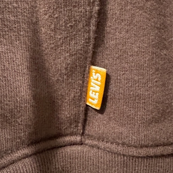 Levi’s Gold Tab Brown Muir Woods Hoodie Pullover Casual Sweatshirt Size Medium - Picture 9 of 16